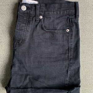 Madewell Black Denim Shorts
